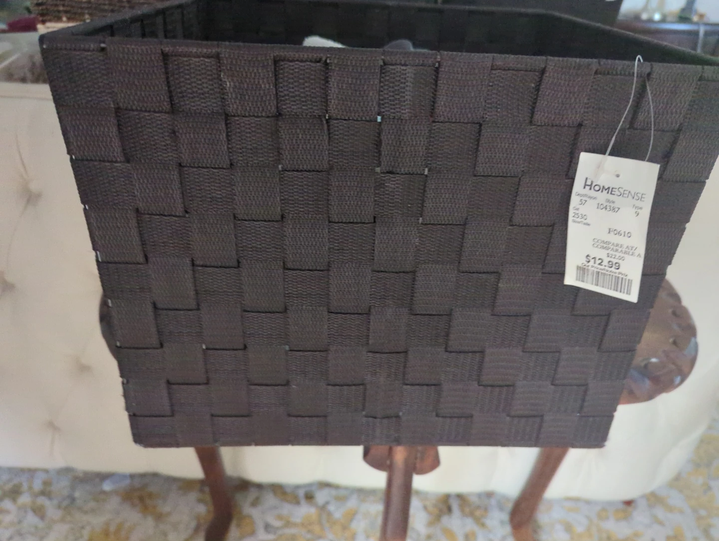 HomeSense Woven Storage Basket