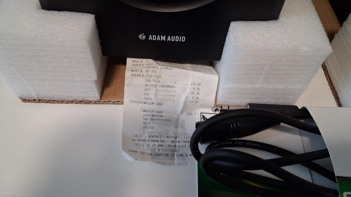 Adam Audio T5V Active Nearfield Monitors - photo 4