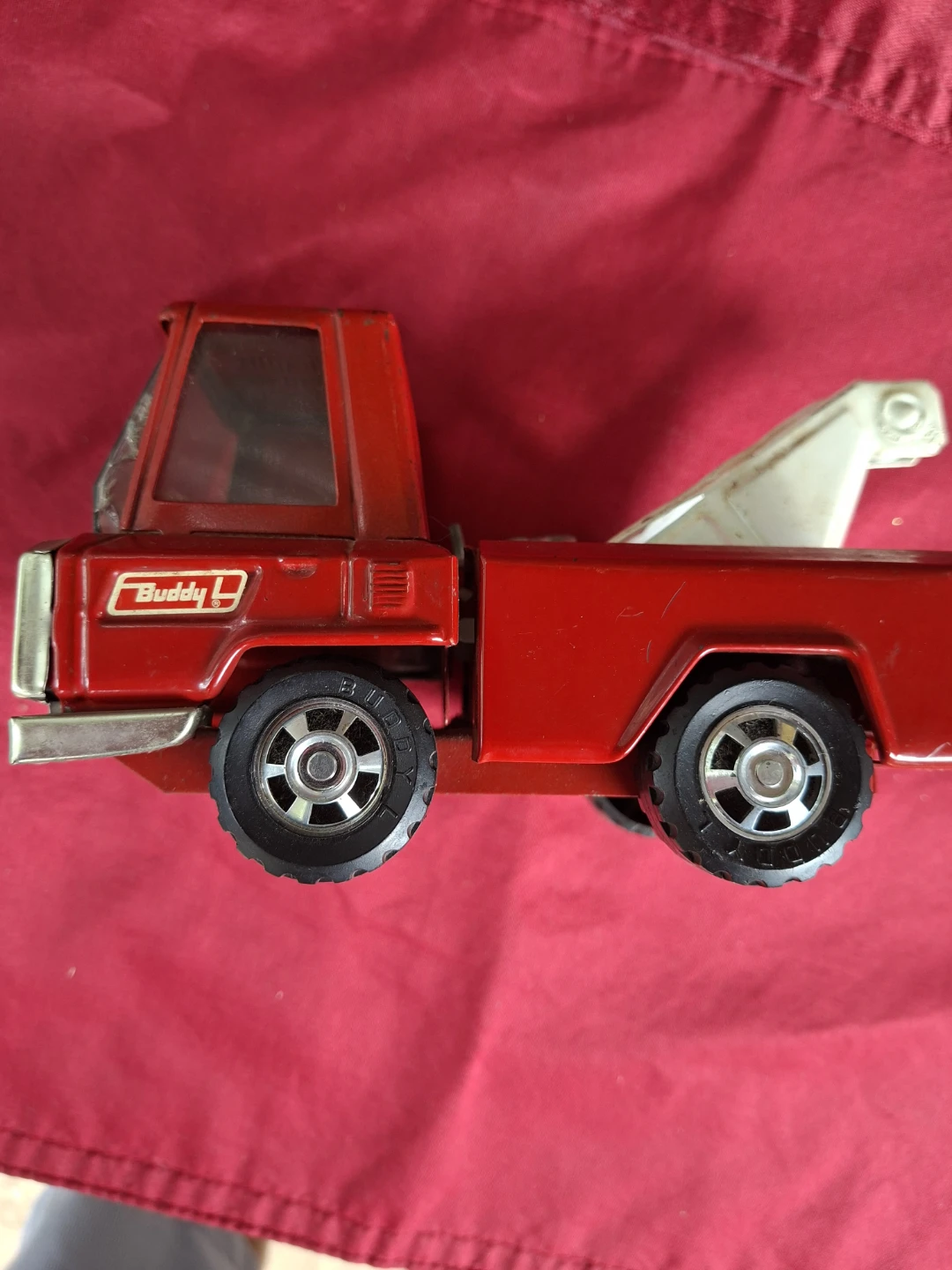 Buddy L Red Tow Truck Toy