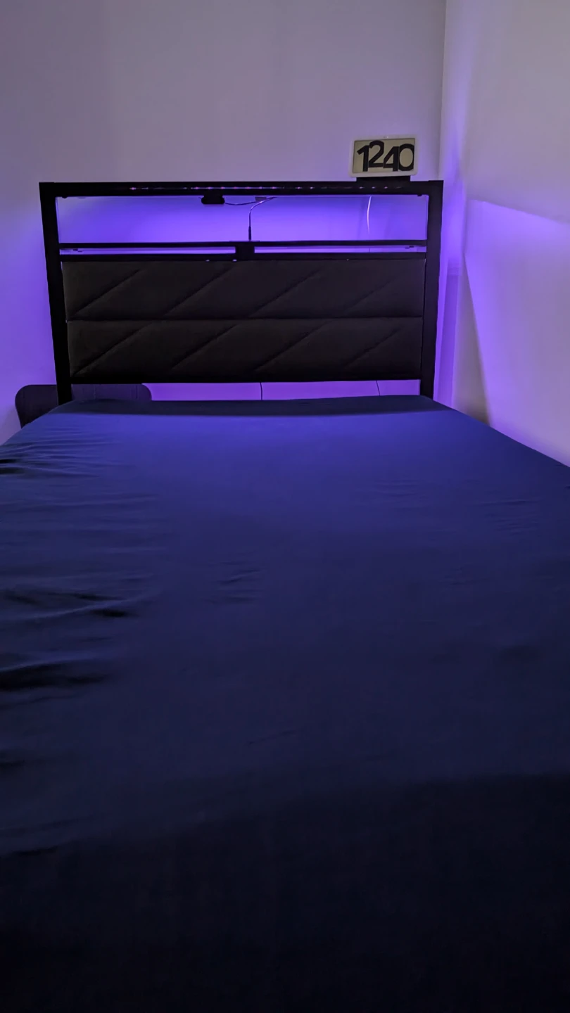 Single Bed Frame with LED Headboard - photo 4