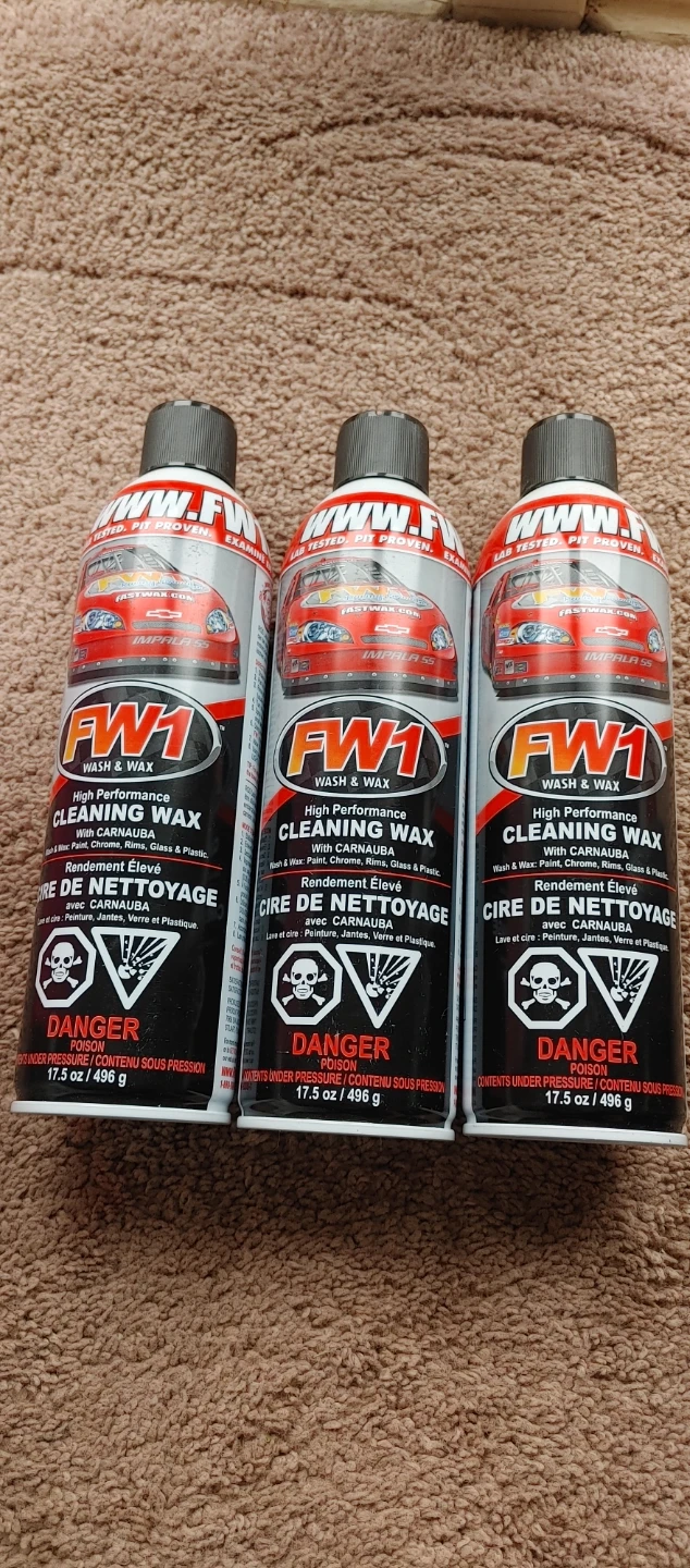 FW1 High Performance Cleaning Wax - 3 Pack