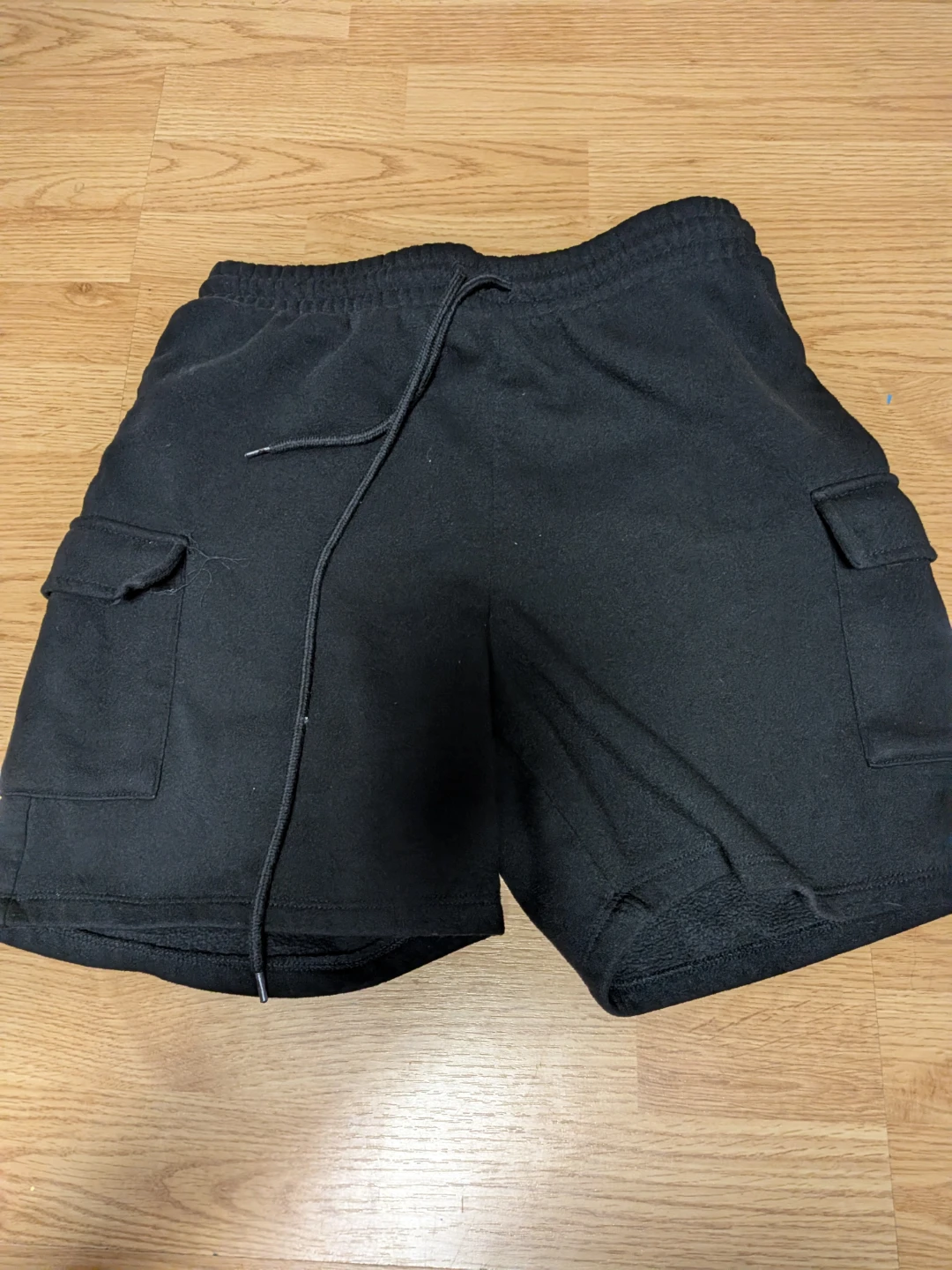 All black cargo shorts youth