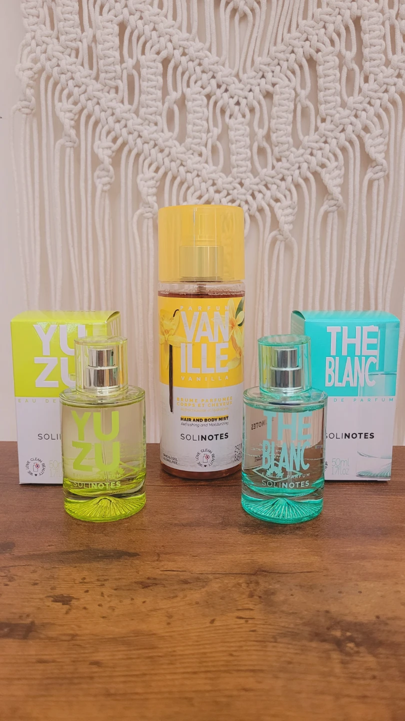 Solinotes Perfume Bundle – Yuzu, Thé Blanc + Vanilla mist