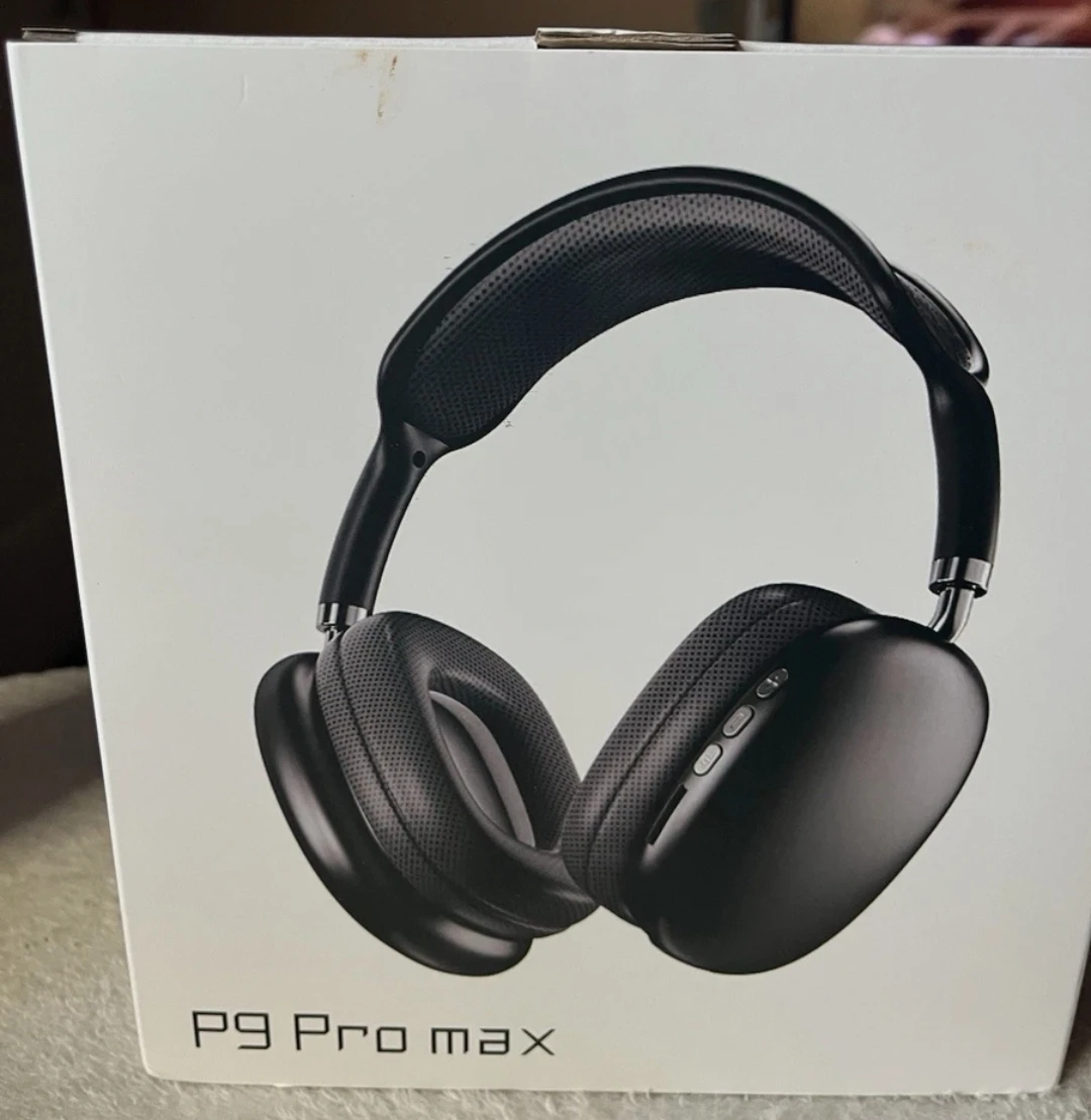 P9 Pro max Headphones Black ( Brand New)