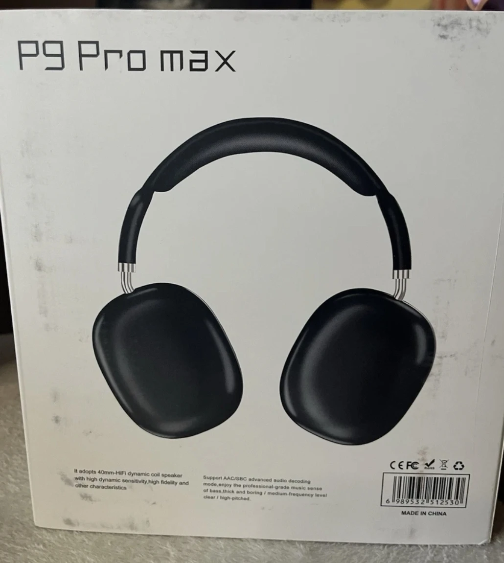 P9 Pro max Headphones Black ( Brand New) - photo 2