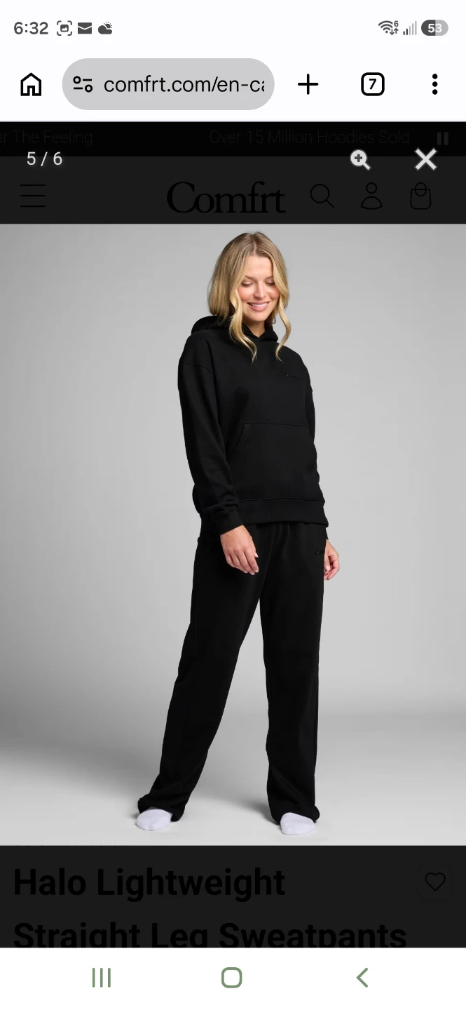 Comfrt Halo Lightweight Straight Leg Sweatpants - photo 4
