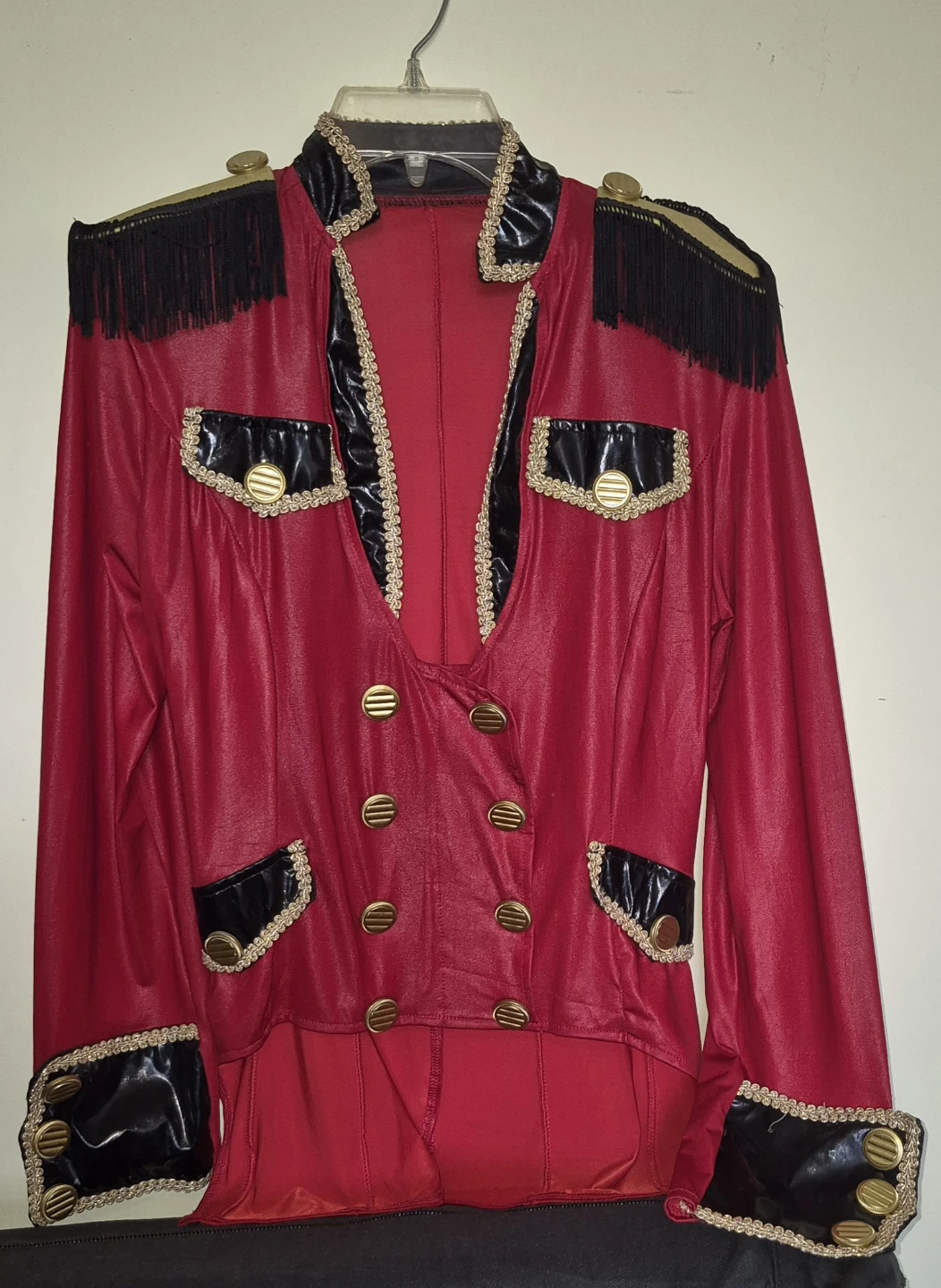 Red Ringmaster Costume Jacket