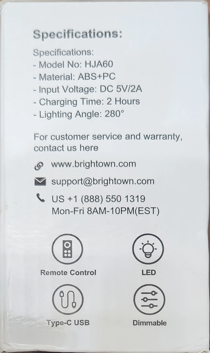 Brighttown Rechargeable LED Light Bulb 2 Pack - photo 3