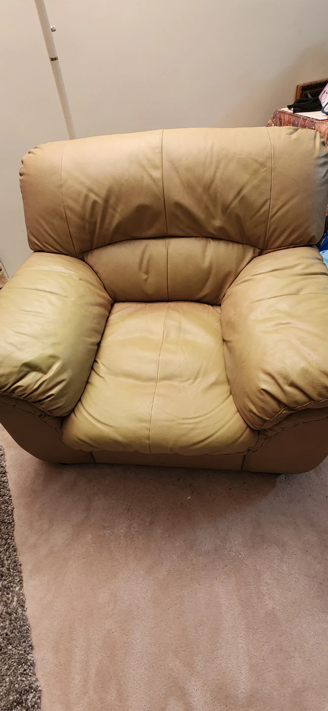 Brown Leather Armchair - photo 2
