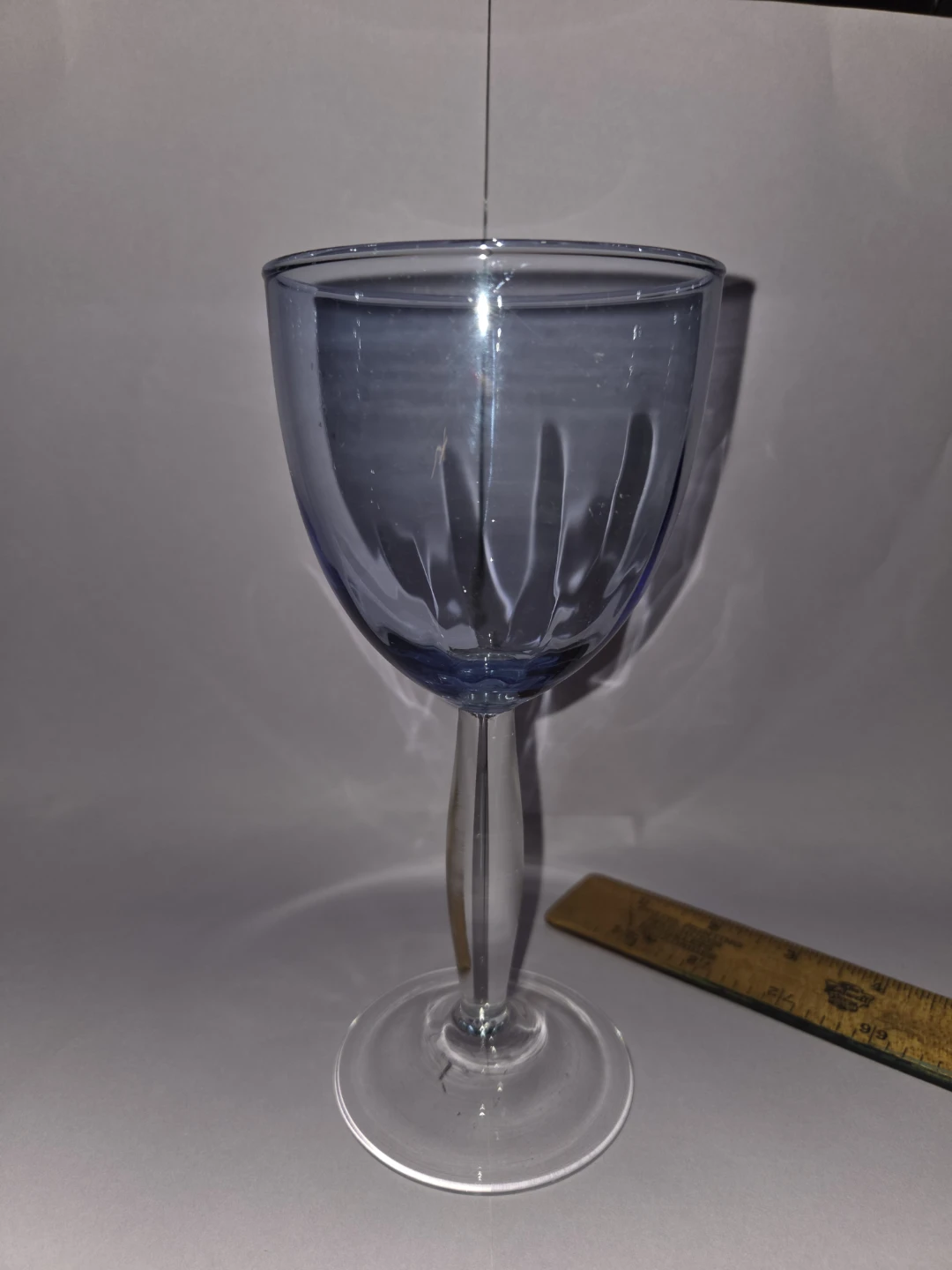 Blue Wine Glass