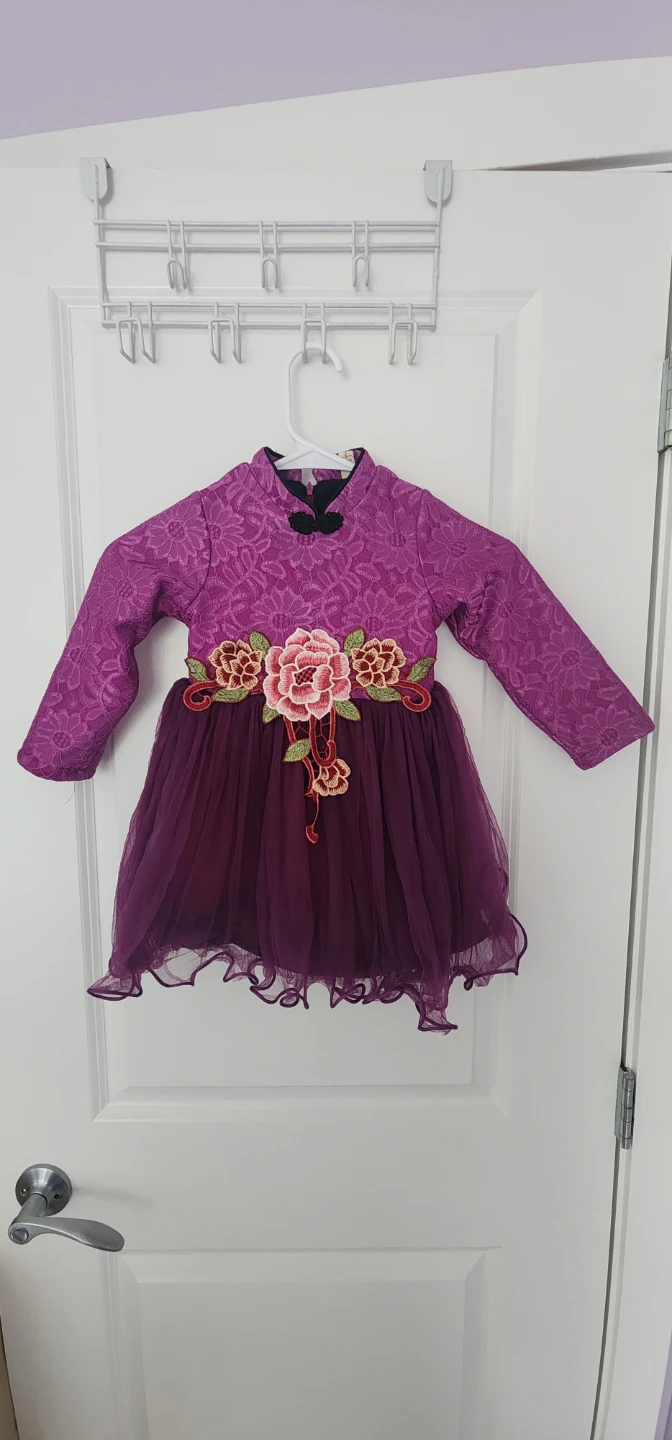 Purple Girls Dress