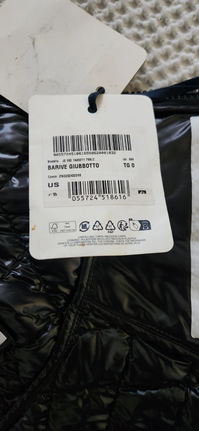 Moncler Black Quilted Giubbotto Jacket - photo 2