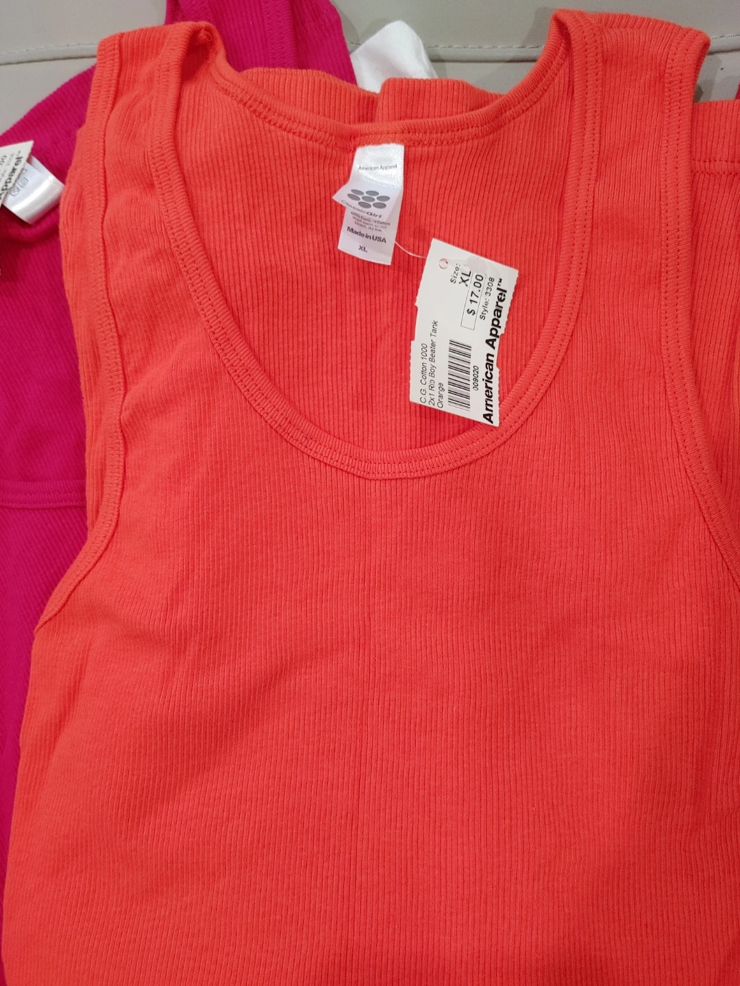 🧡BRAND NEW FOUR AMERICAN APPAREL TANK TOPS WOMANS L/ XL - photo 4
