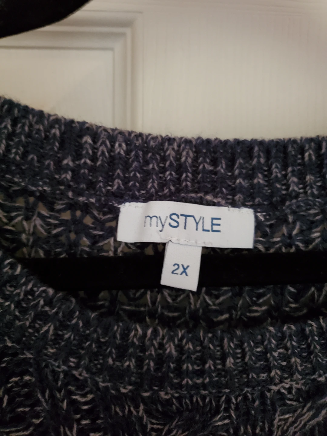 Knitted Denim Fleck Plus Size Tunic/Sweater...New - photo 5
