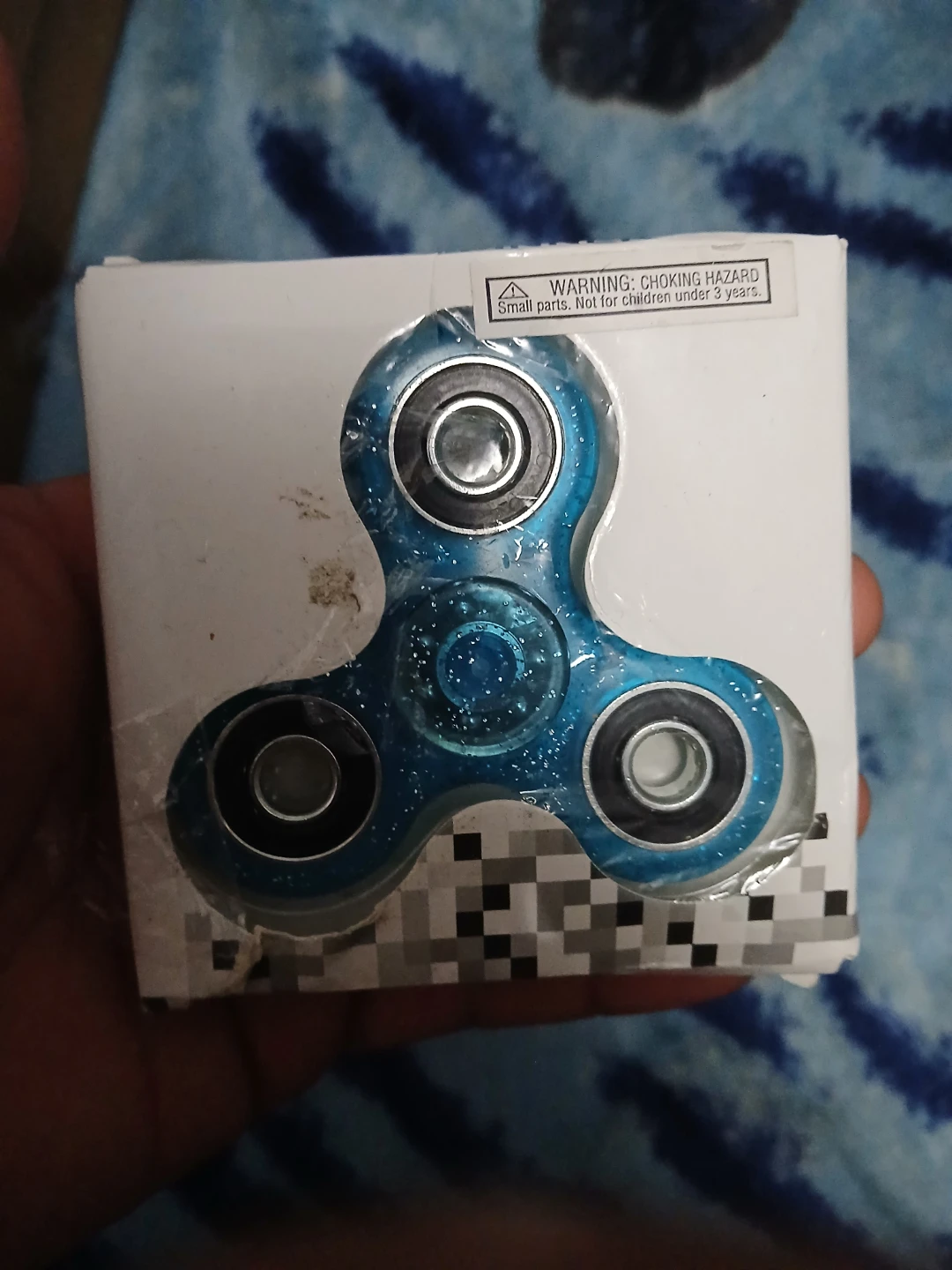 Blue Fidget Spinner