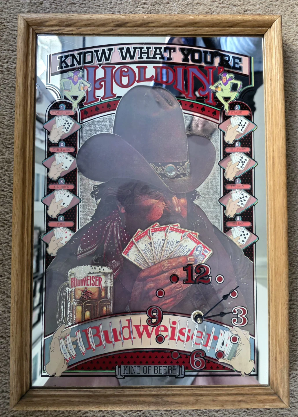 Vintage 1980s Budweiser "Know What You're Holdin'"  Working! - photo 3