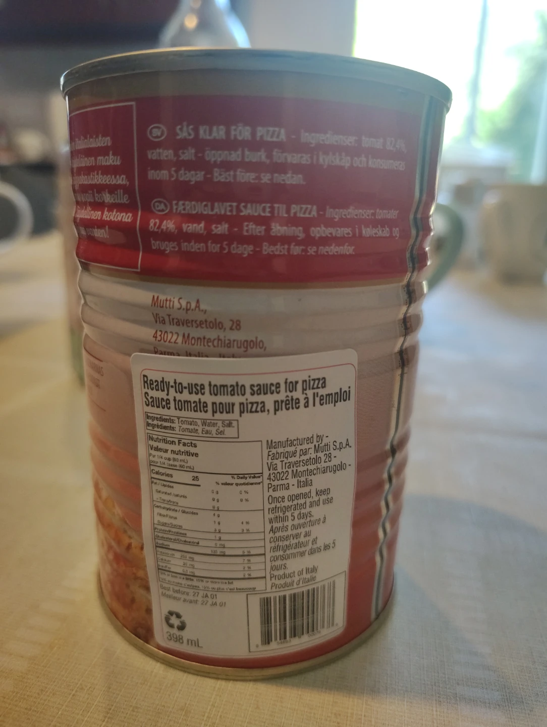Mutti Pizza Sauce Classica - 400 g - photo 2