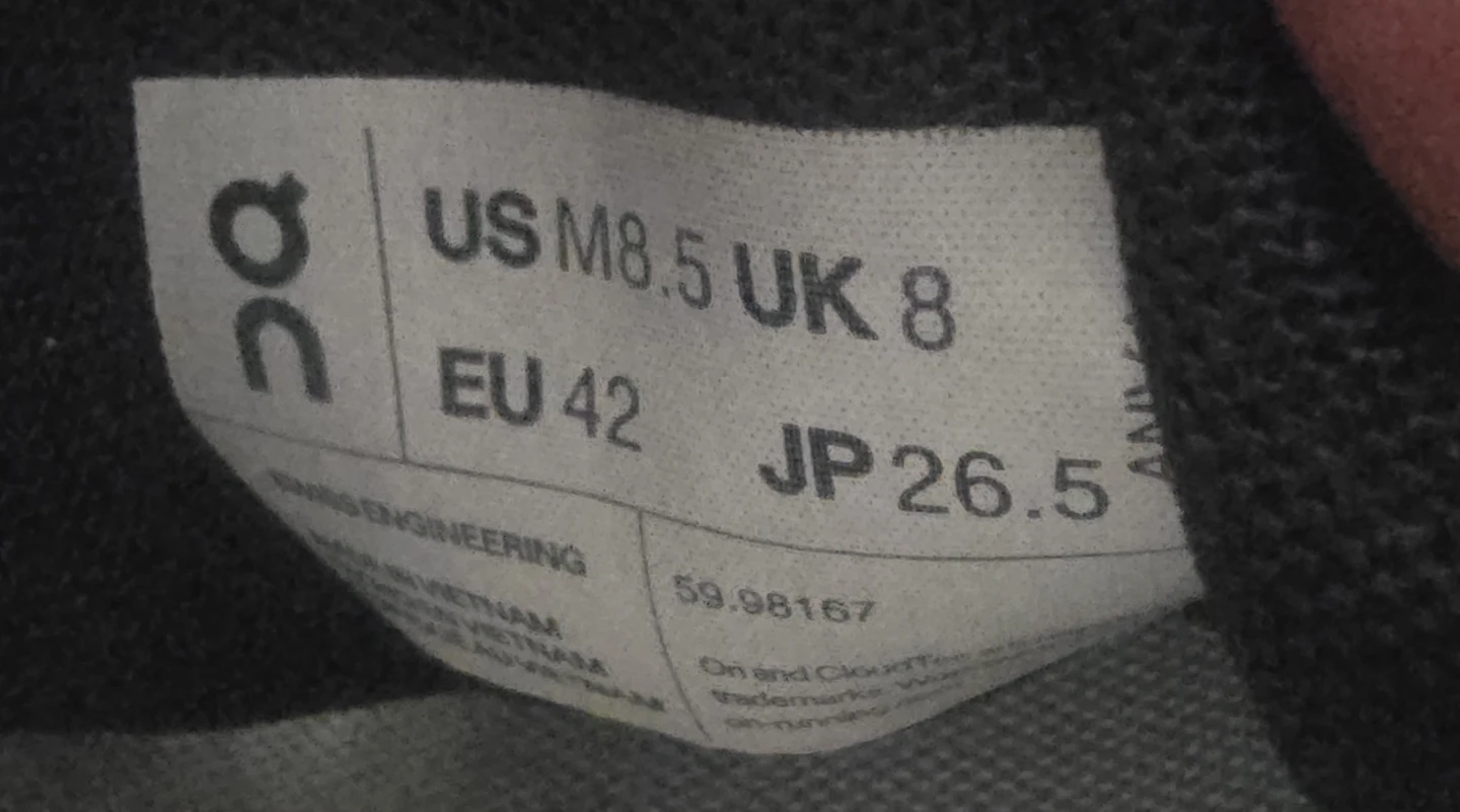 On Cloud Navy / Dark Blue Men's 8.5 Runners - photo 5