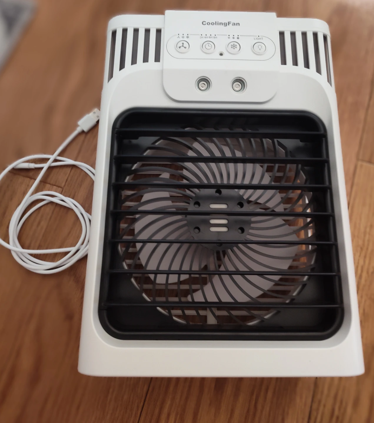 White Cooling Fan with Remote - photo 3