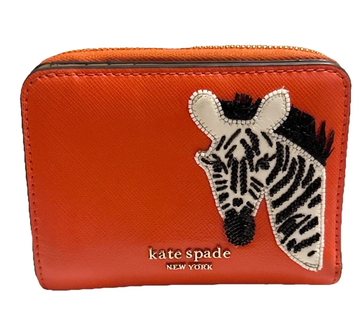 Kate Spade Orange Zebra Wallet