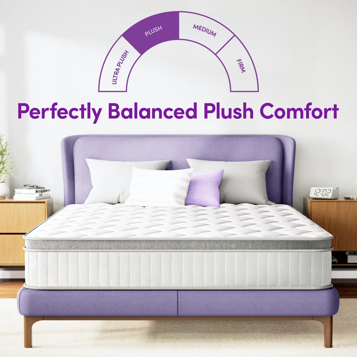 Wayfair Sleep 12" Plush Hybrid Queen Mattress - photo 5