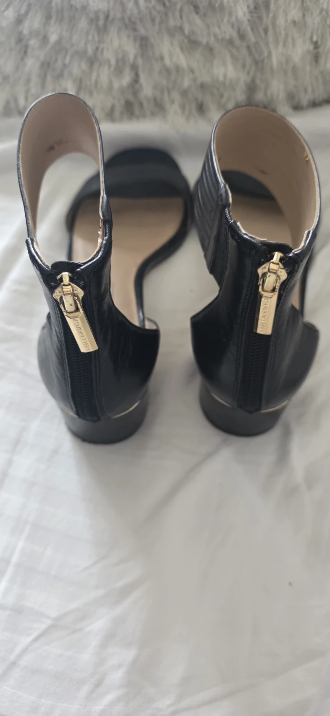 Karl Lagerfeld Black Heeled Sandals