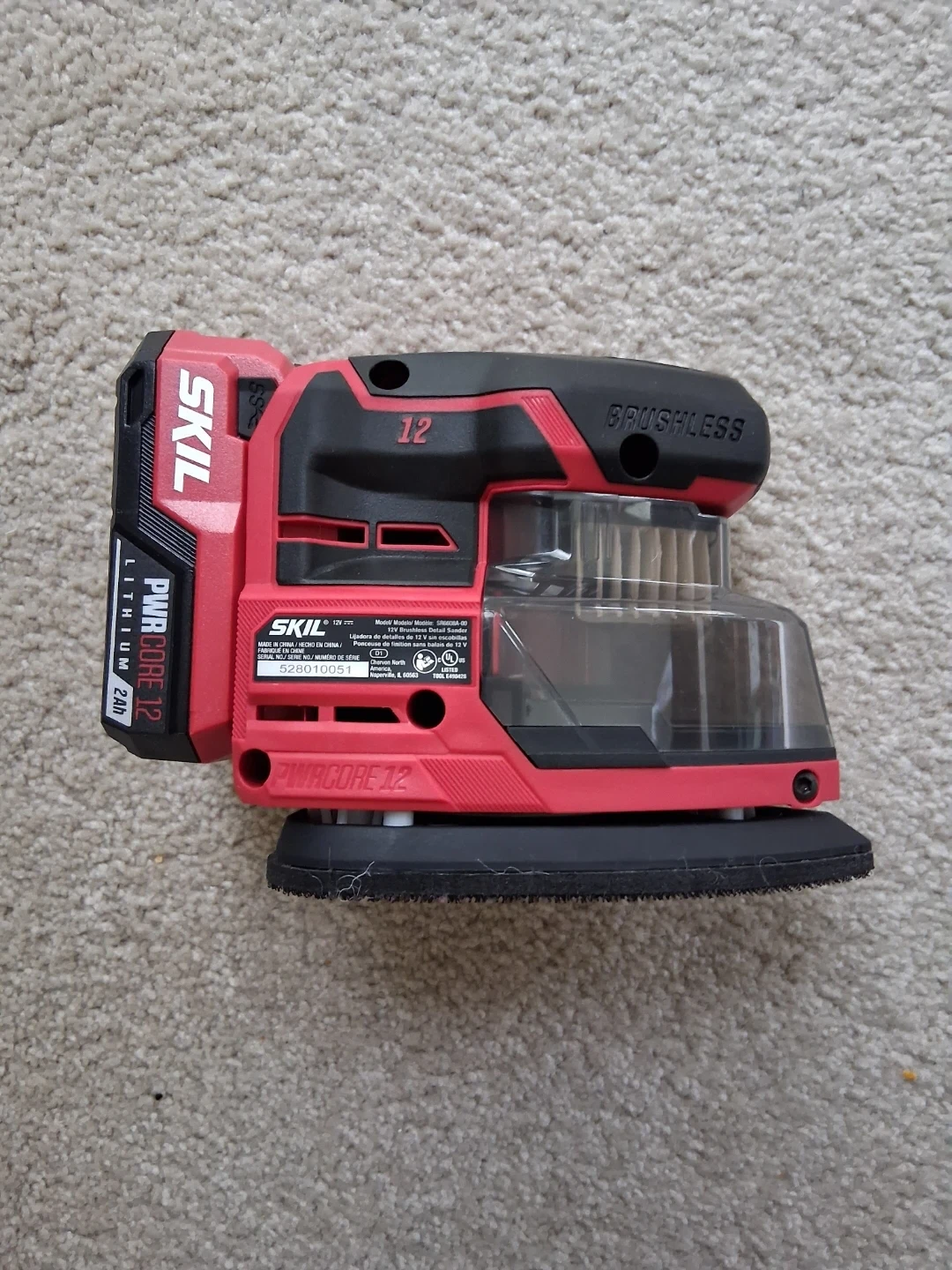 Skil 12V Sander and battery included - photo 2