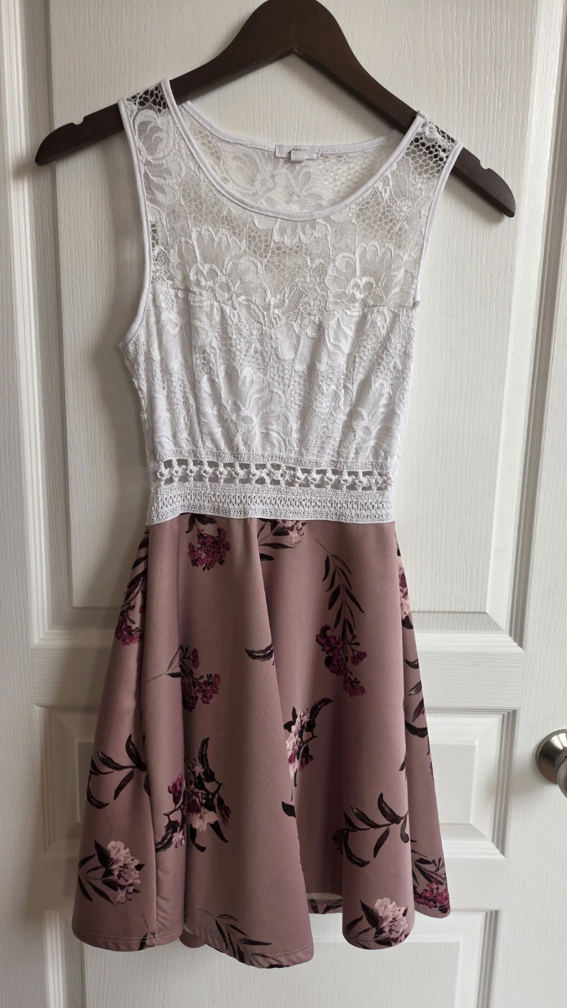 Ardene Floral Lace Dress XS
