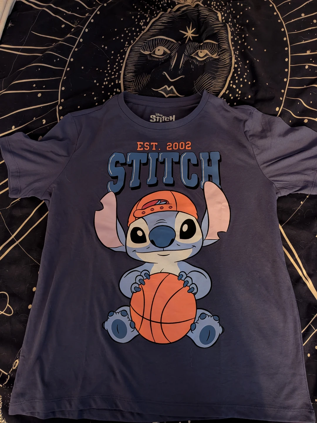 Disney Stitch Basketball Graphic T-Shirt - photo 2