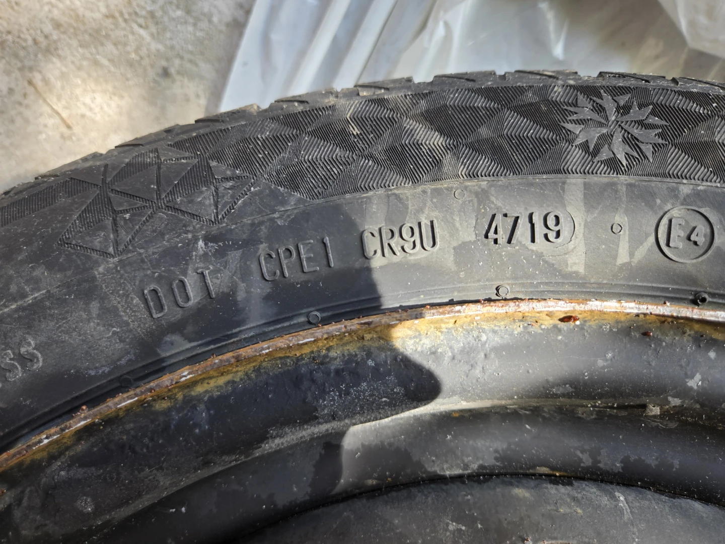 Continental Viking Pro Contact 7 Winter Tires on Steel Rims - photo 4