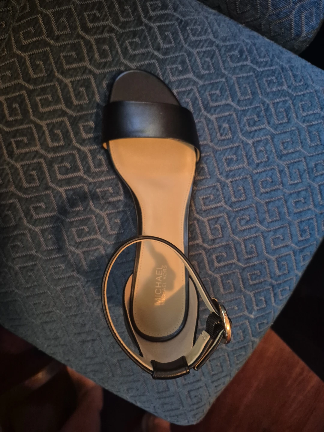 Michael Kors Black Leather Ankle Strap Heels - photo 2