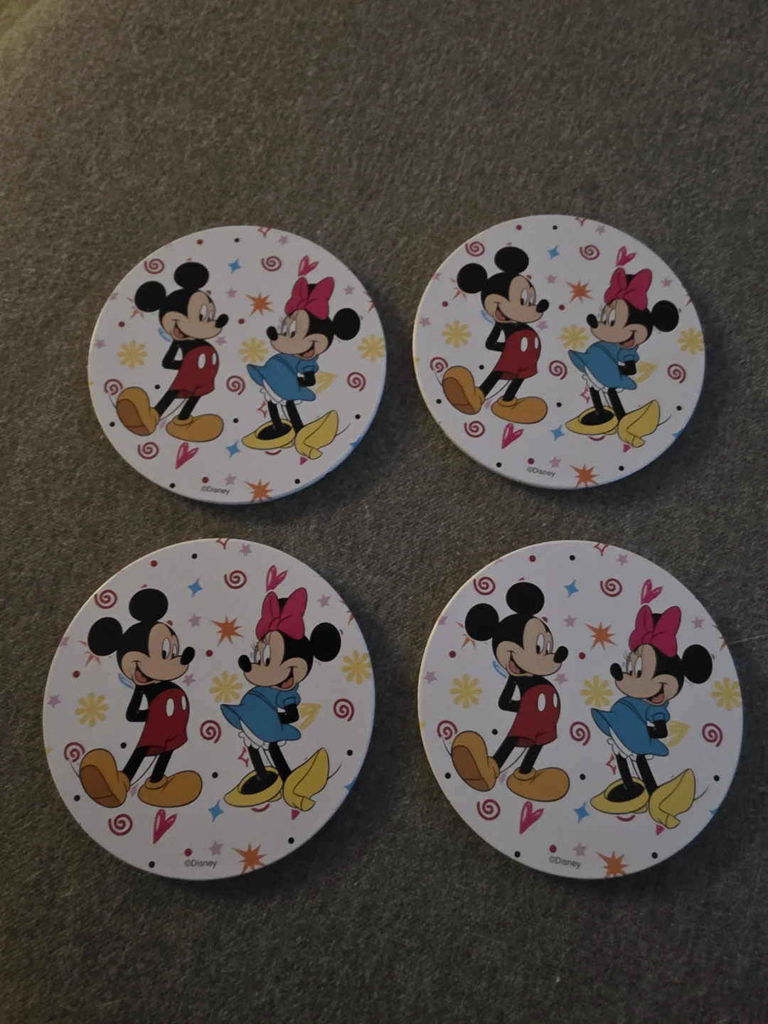 4 Disney coasters