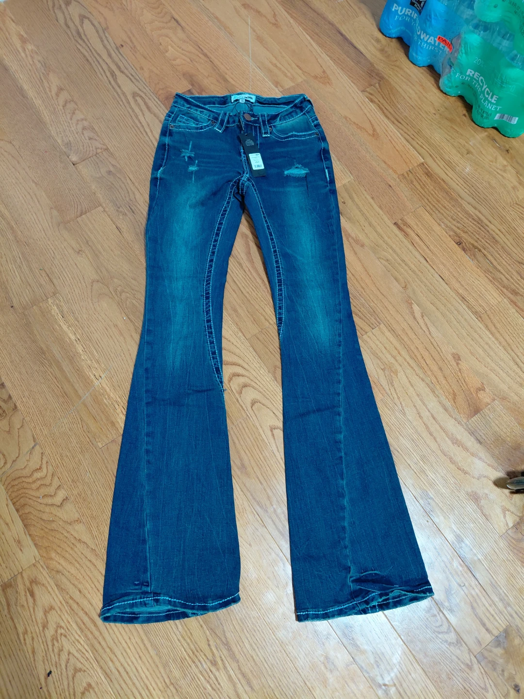 Fashion Nova Blue Flared Jeans