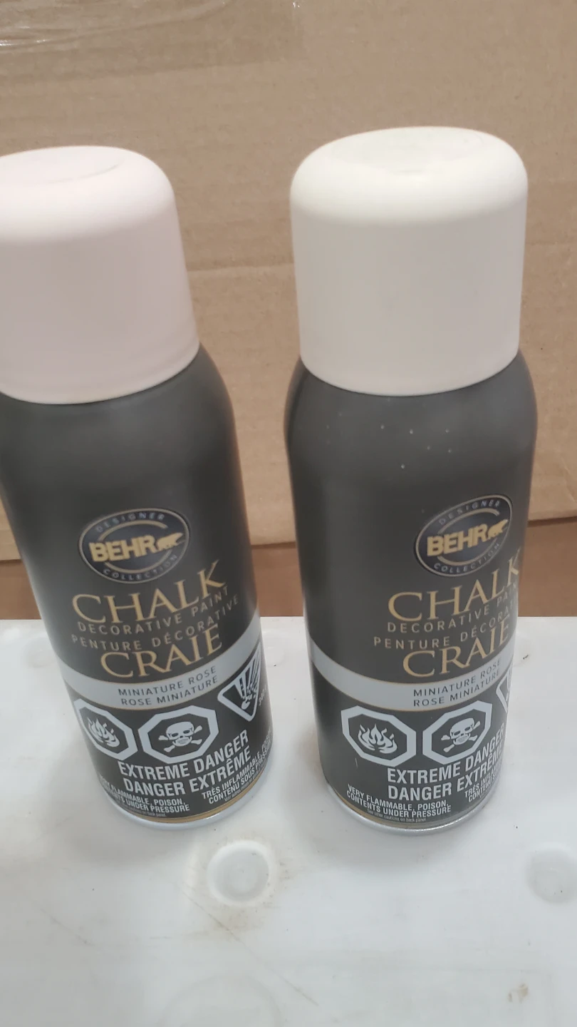 BEHR PREMIUM Chalk Decorative Spray Paint - Miniature Rose