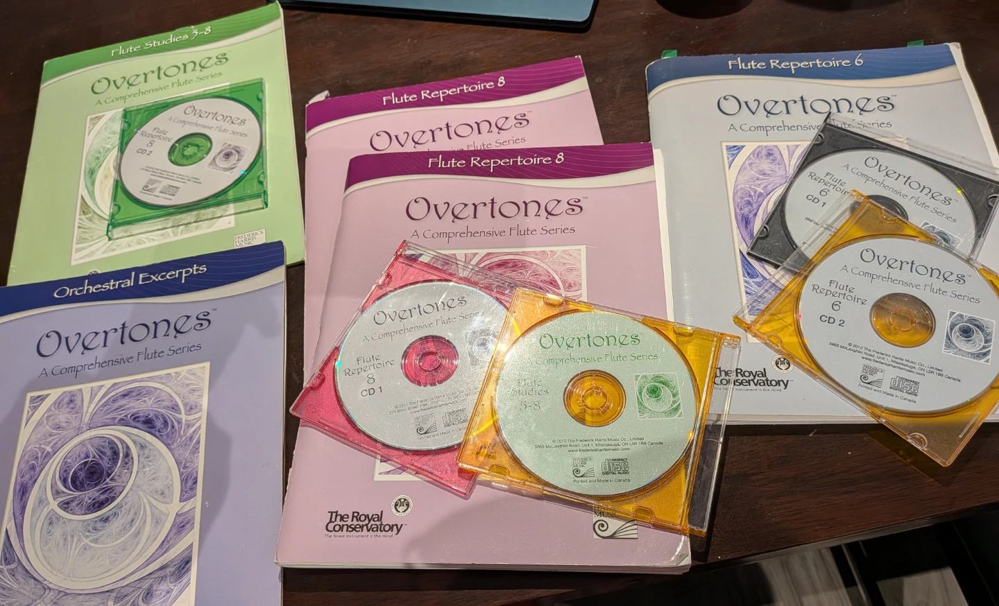Overtones A Comprehensive Flute Series Books & CDs