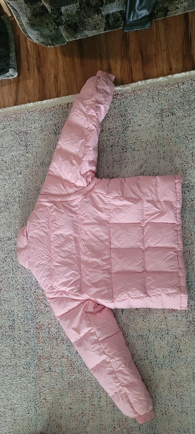 Pink puffer winter jacket. - photo 2