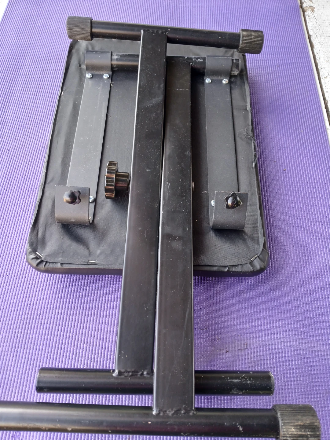 Black Adjustable Keyboard Bench - photo 4