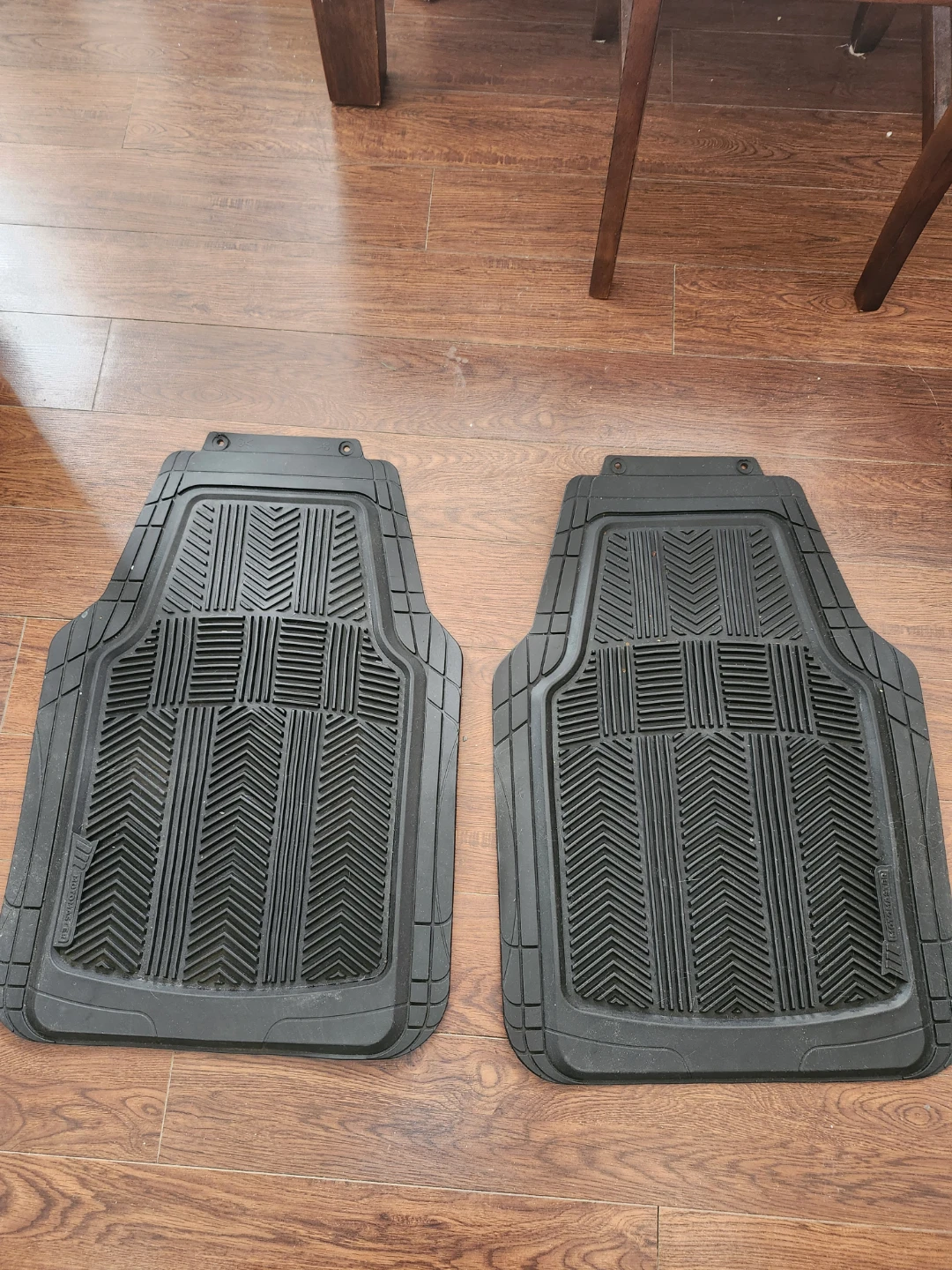 Set of 4 Black Rubber Car Floor Mats - photo 3