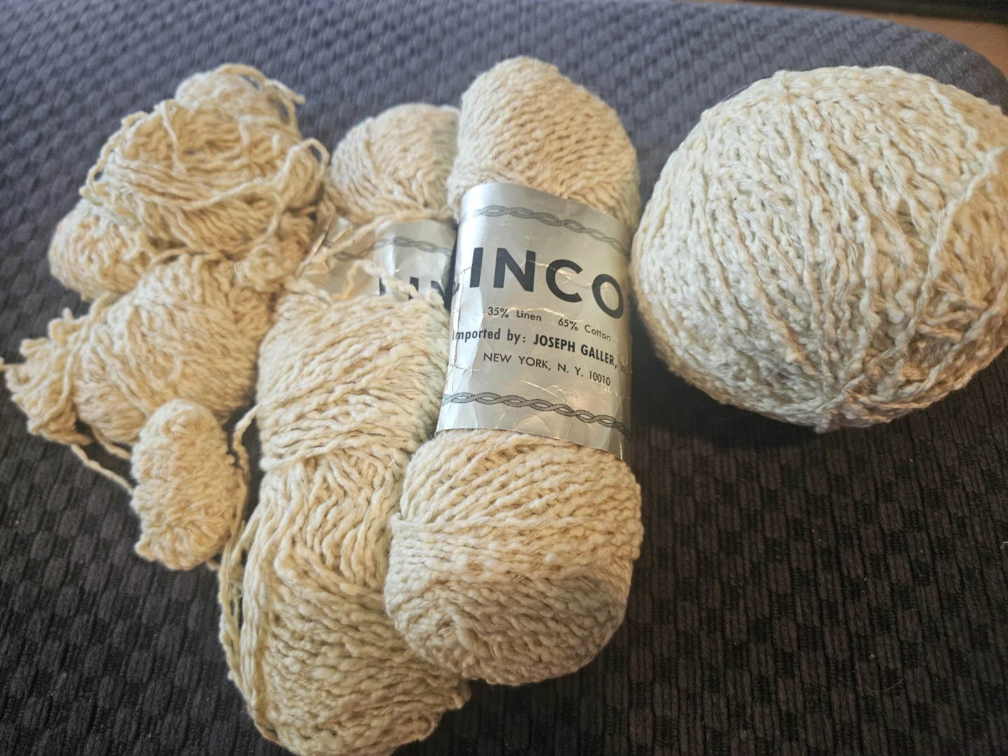 Linen/cotton blend yarn lot