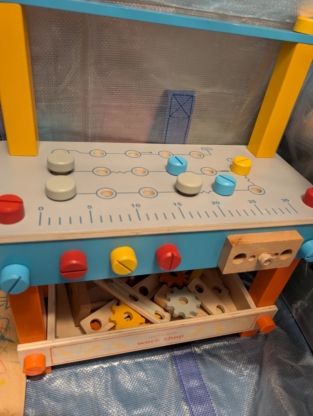 Just Like Home Work Shop Toy Workbench - photo 2