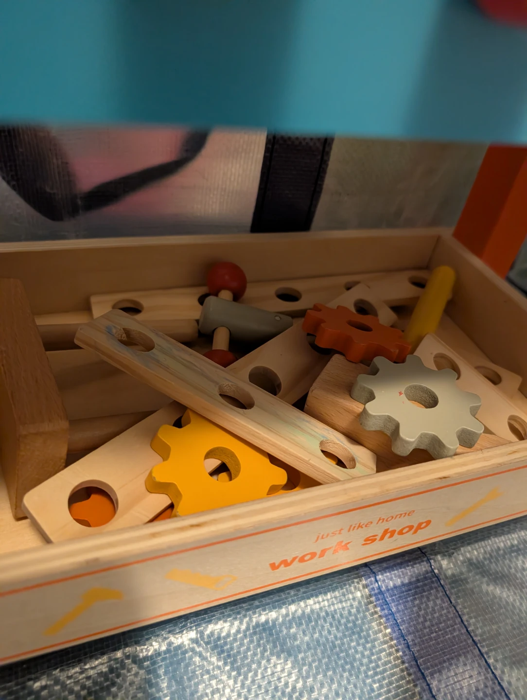 Just Like Home Work Shop Toy Workbench - photo 3