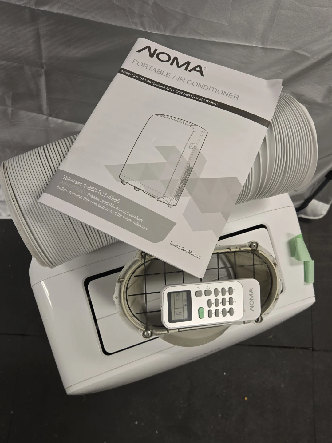NOMA Portable Air Conditioner with Remote and Hose - photo 4
