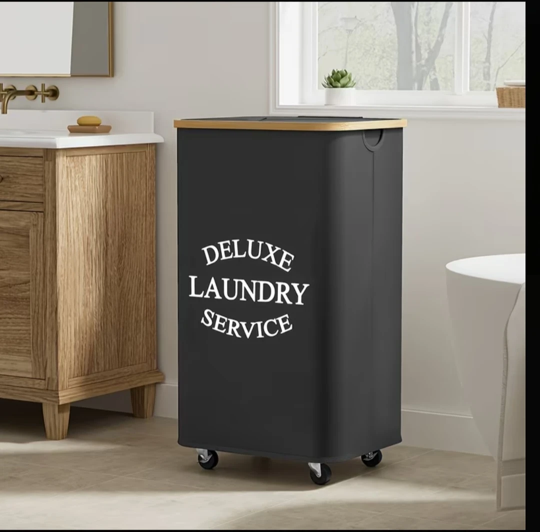 Deluxe Laundry Service Hamper with Lid