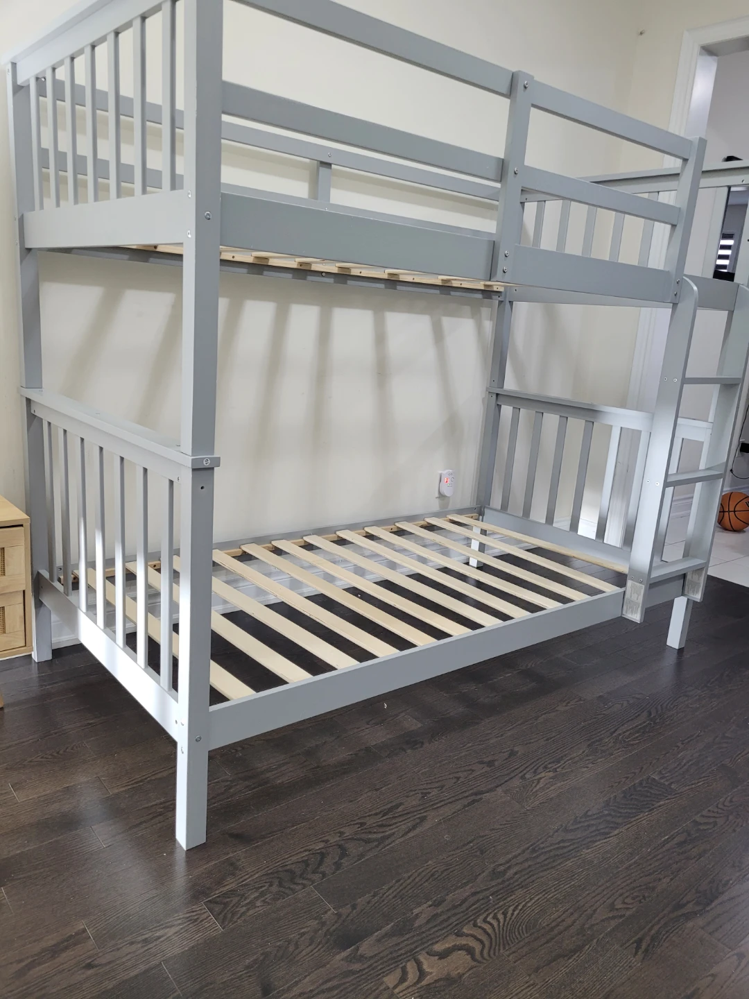 Grey Wooden Bunk Bed Frame - photo 2