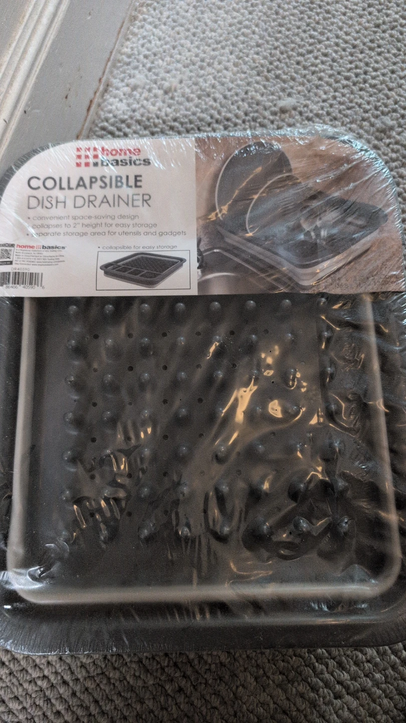 Home Basics Collapsible Dish Drainer