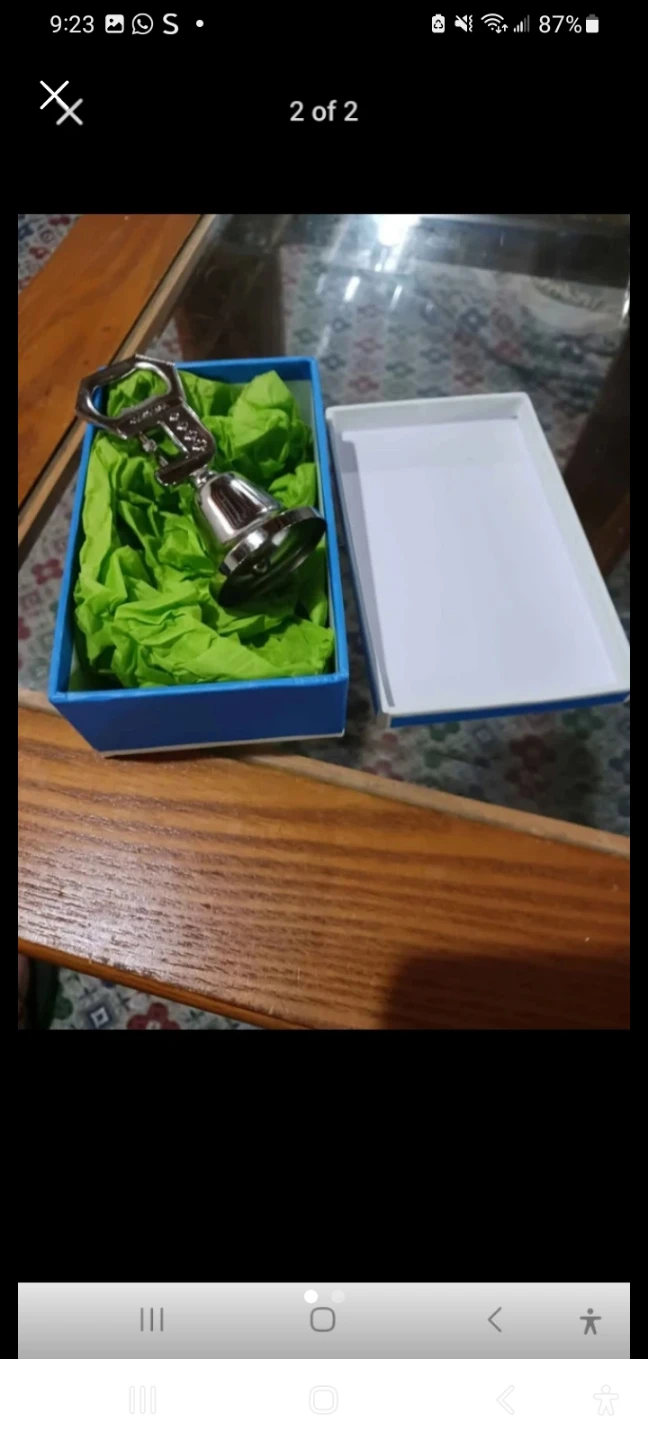 Wine Bottle Opener Corkscrew with Bell Charm - photo 2