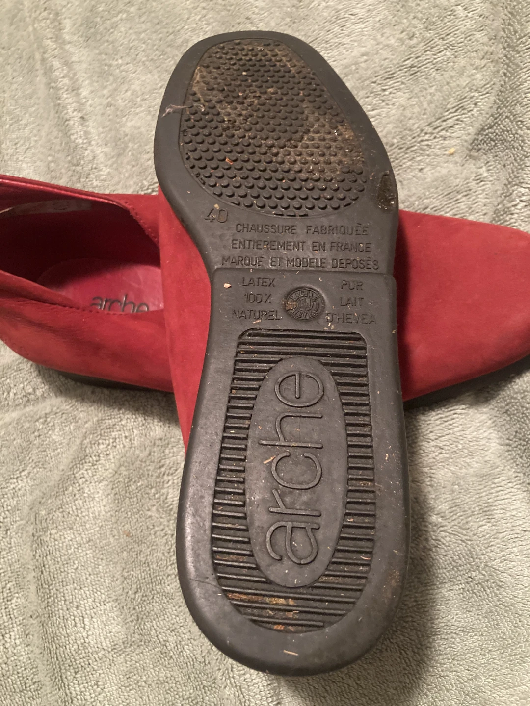 Arche Red Suede Loafers - photo 2