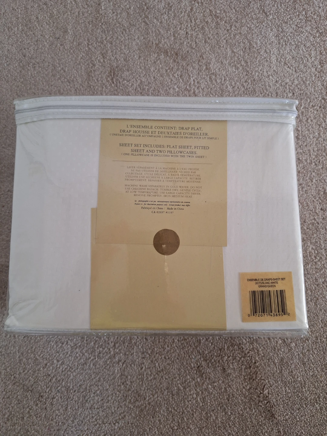 Queen Dobby Sheet Set - photo 2