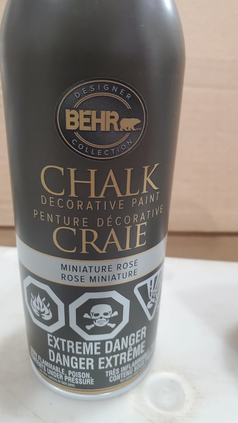 BEHR PREMIUM Chalk Decorative Spray Paint - Miniature Rose - photo 4