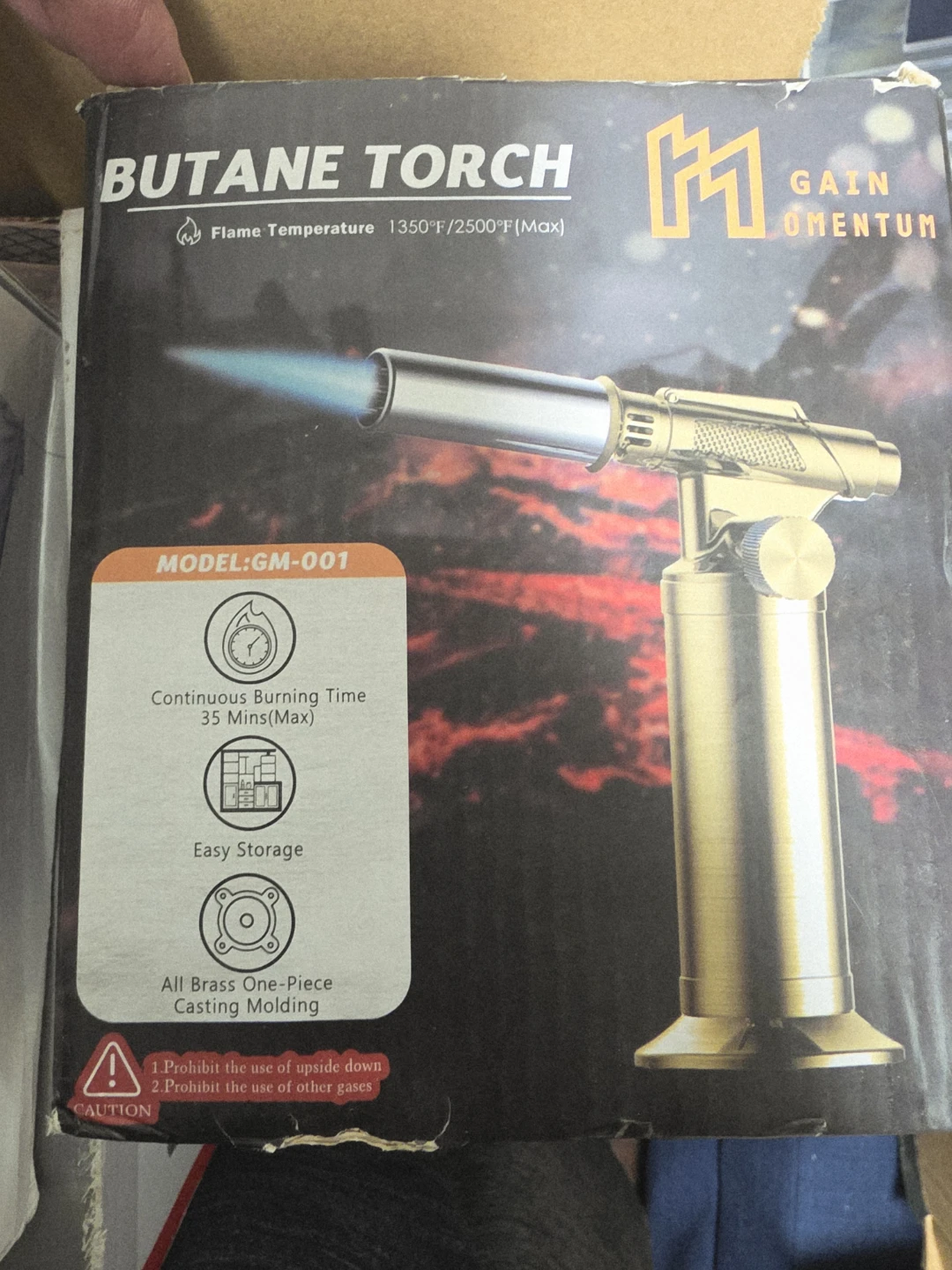 Brand New Brass Butane Torch ( High Temperature)